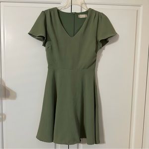 Altar’d State Sage green dress XS
